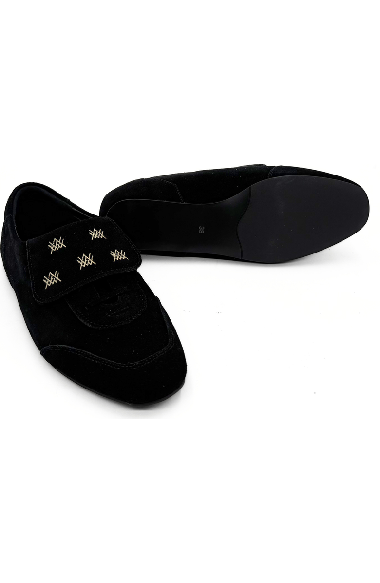 Amie Rafa Chelley Suede Sneakers, Alternate, color, Black