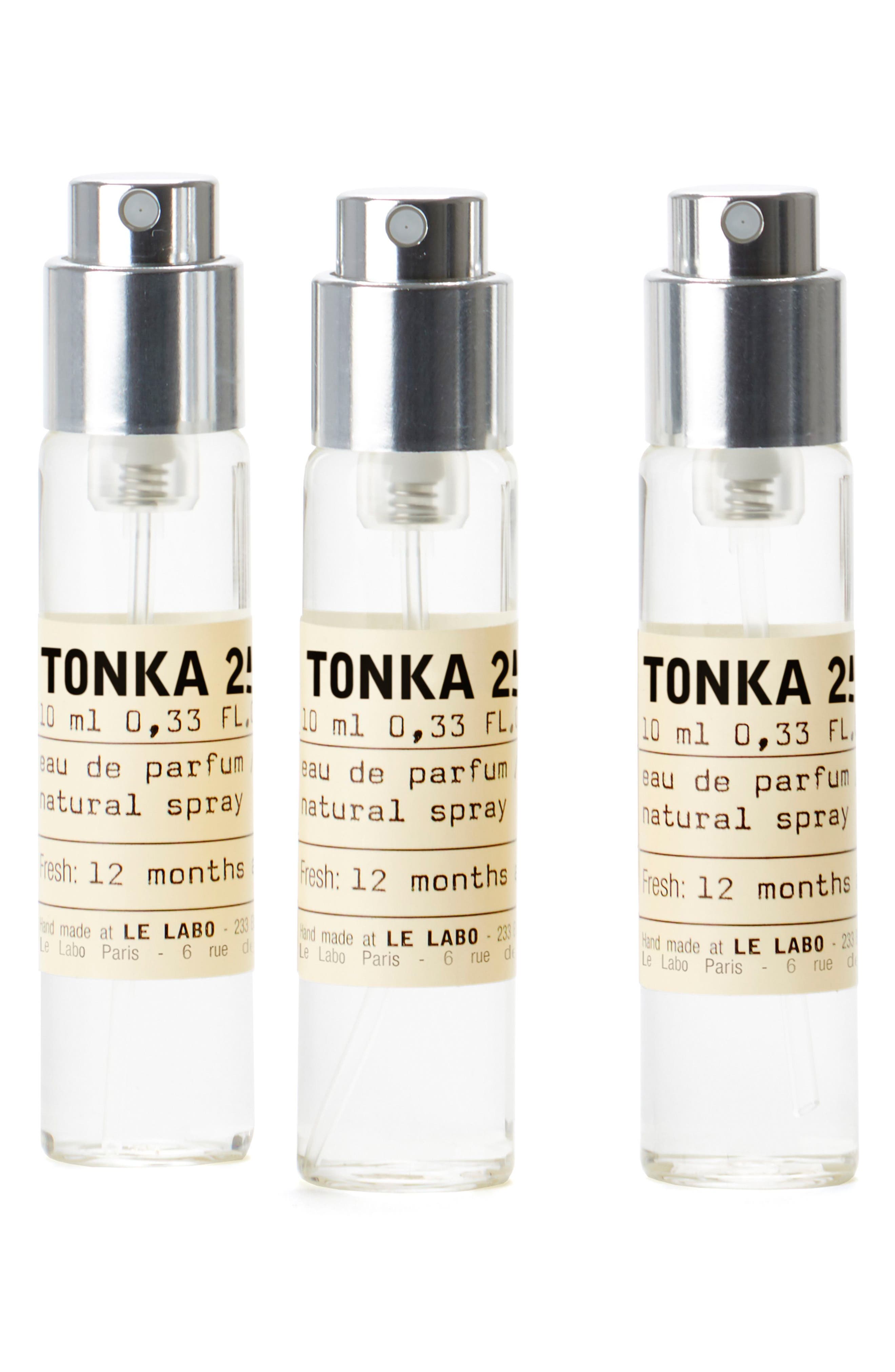 Le Labo Tonka 25 Eau de Parfum Travel Tube Refill Trio | Nordstrom