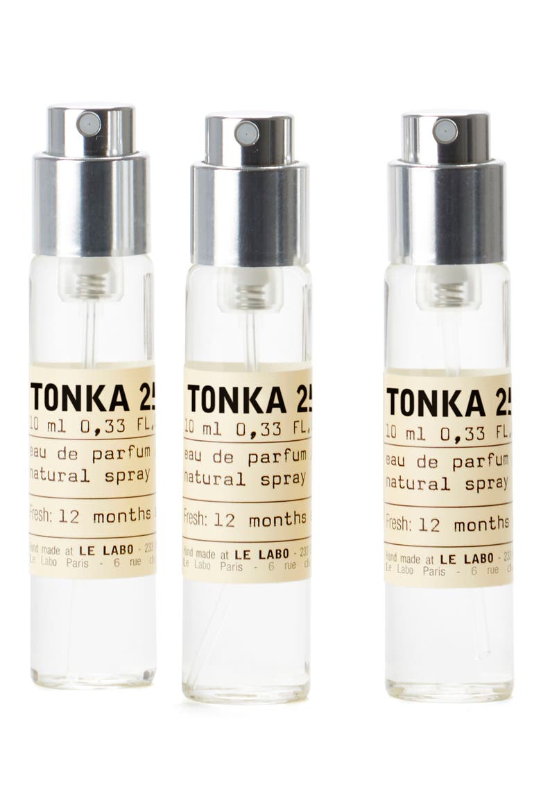 Tonka 25 Eau de Parfum Travel Tube Refill Trio, Main, color, NO COLOR