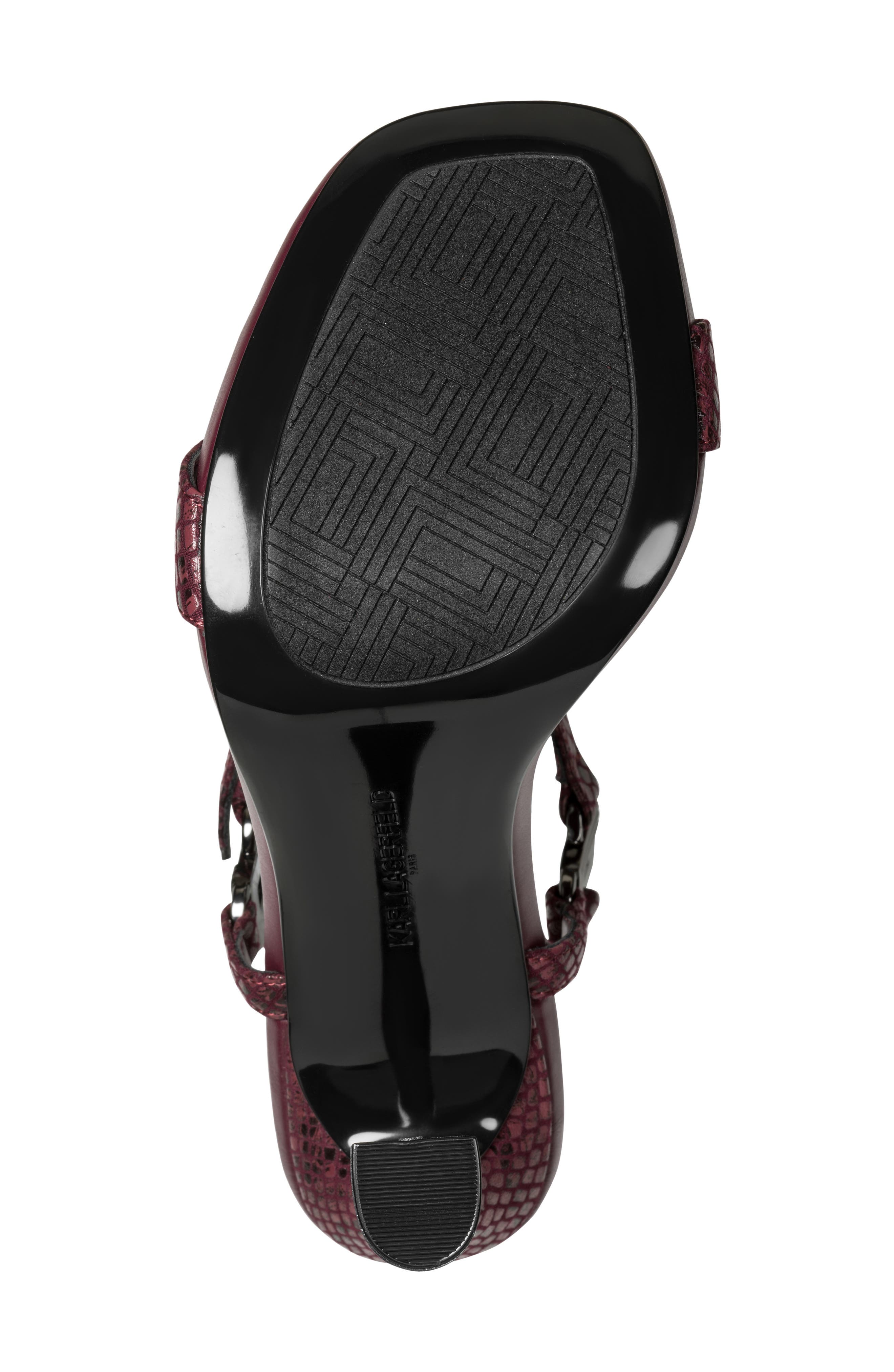 Cybil Ankle Strap Sandal, Alternate, color, BURGUNDY