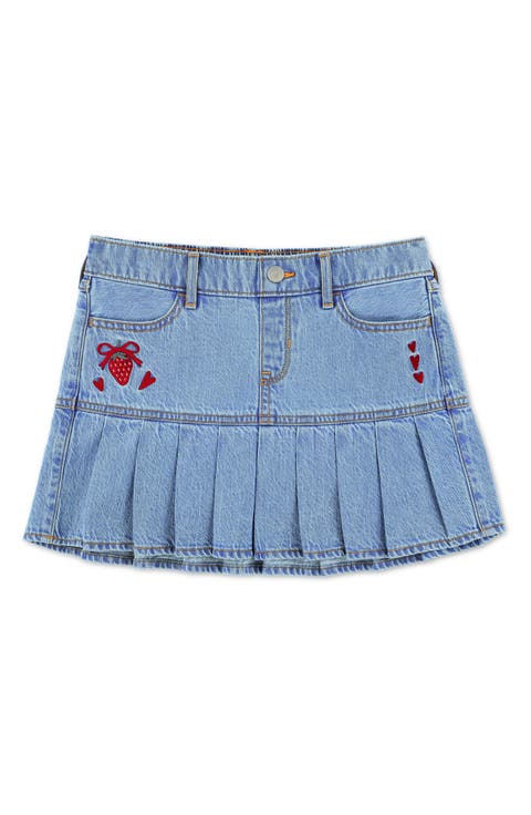 Kids' Drop Waist Pleated Skort