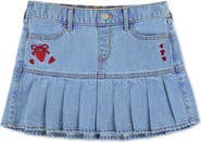 abercrombie kids Kids' Drop Waist Pleated Skort