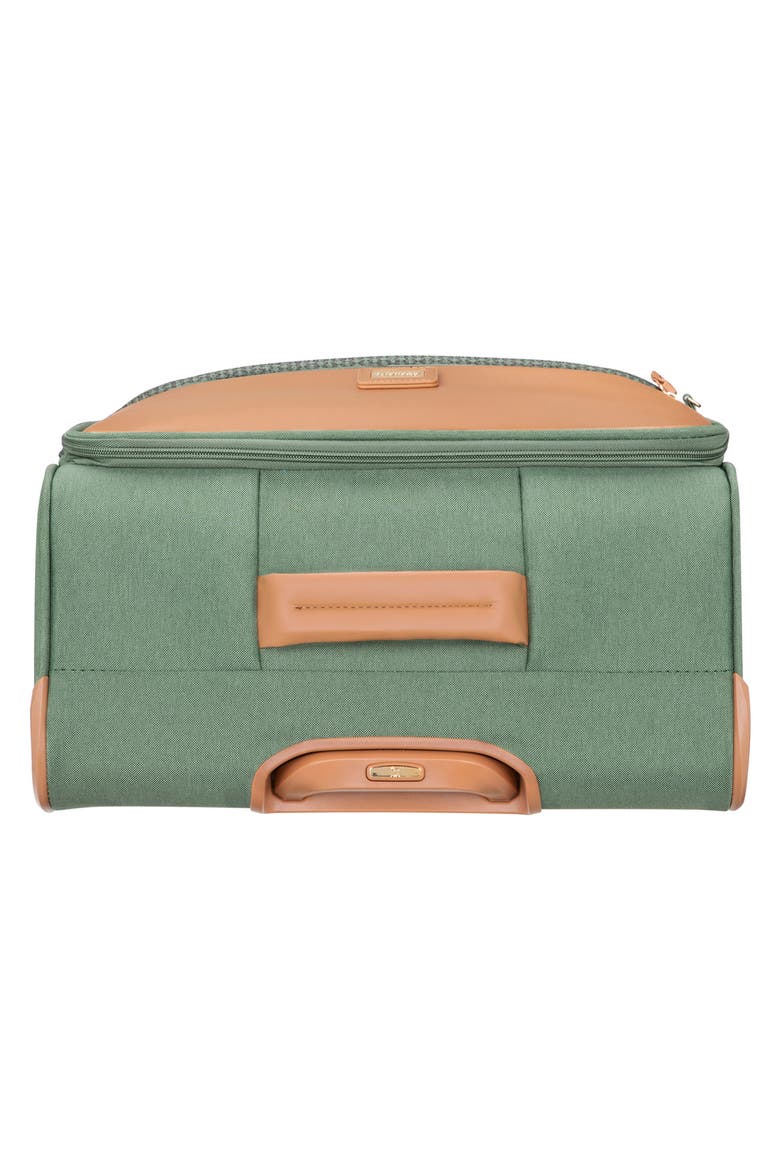 Odelia 28-Inch Soft Shell Spinner Suitcase, Alternate, color, GREEN TEA