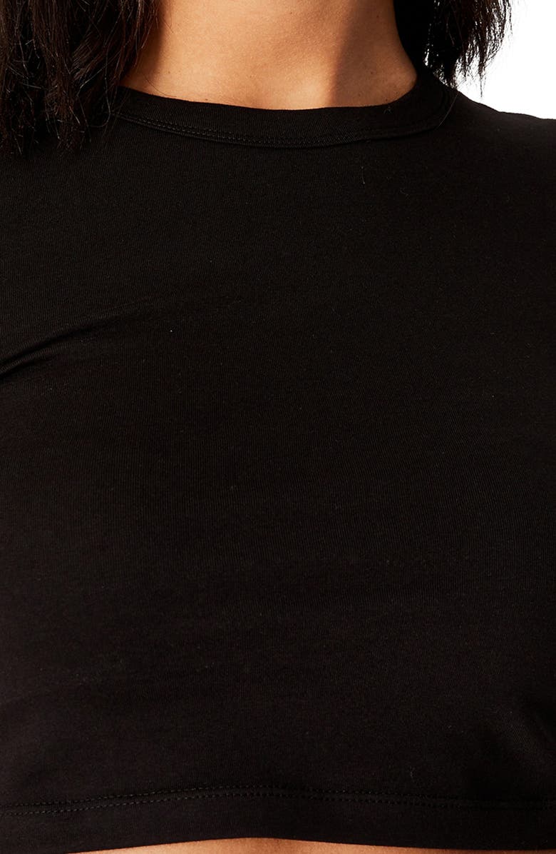 Cotton On Micro Crop Short Sleeve Top, Alternate, color,