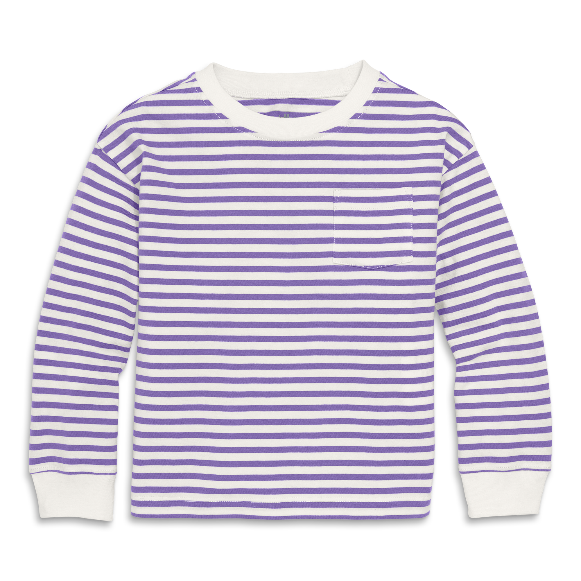Ivory Violet Stripe