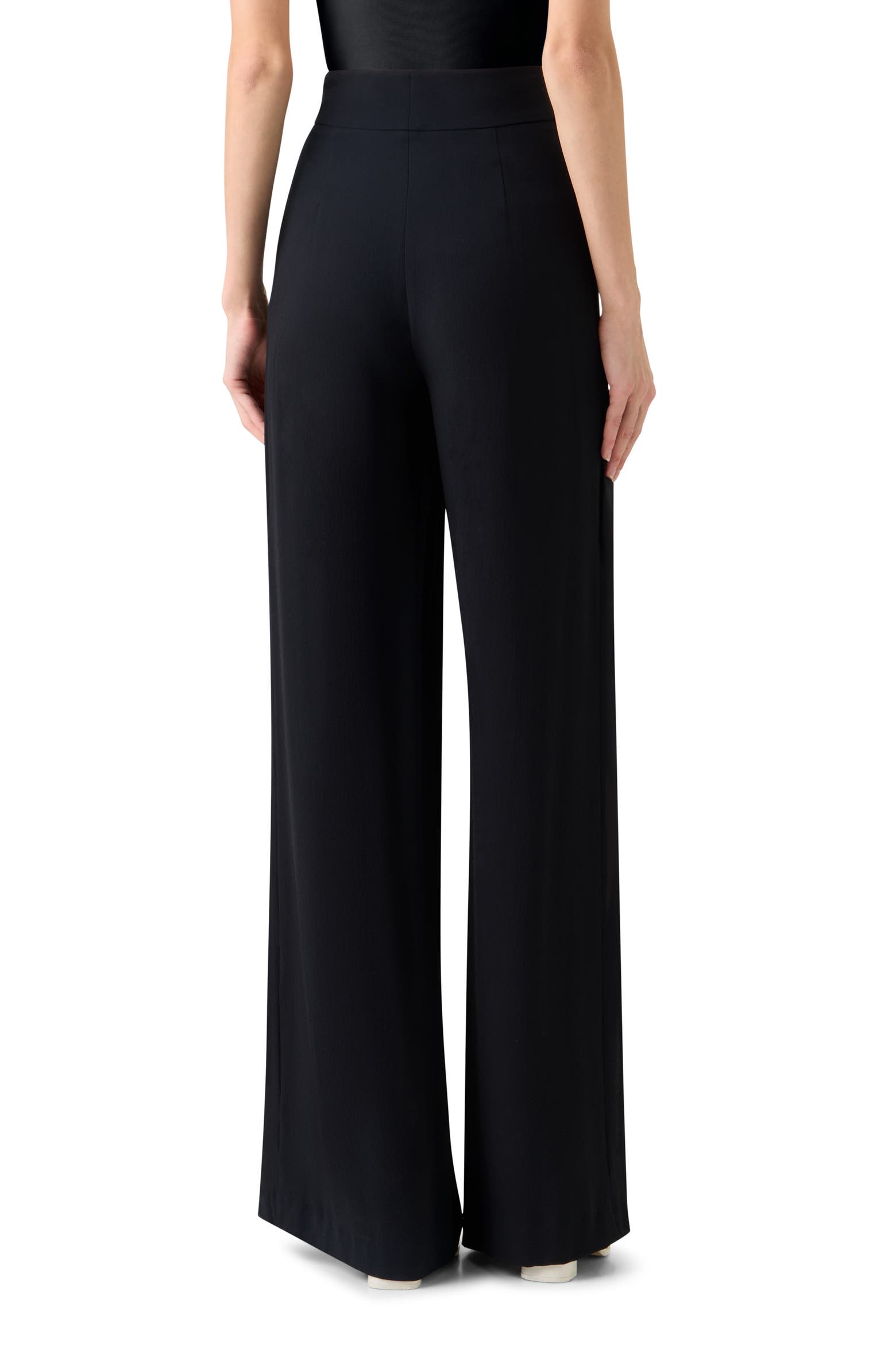 Georgette Color Akris Fellia Silk Georgette Wide Leg Pants (Women) | Nordstrom
