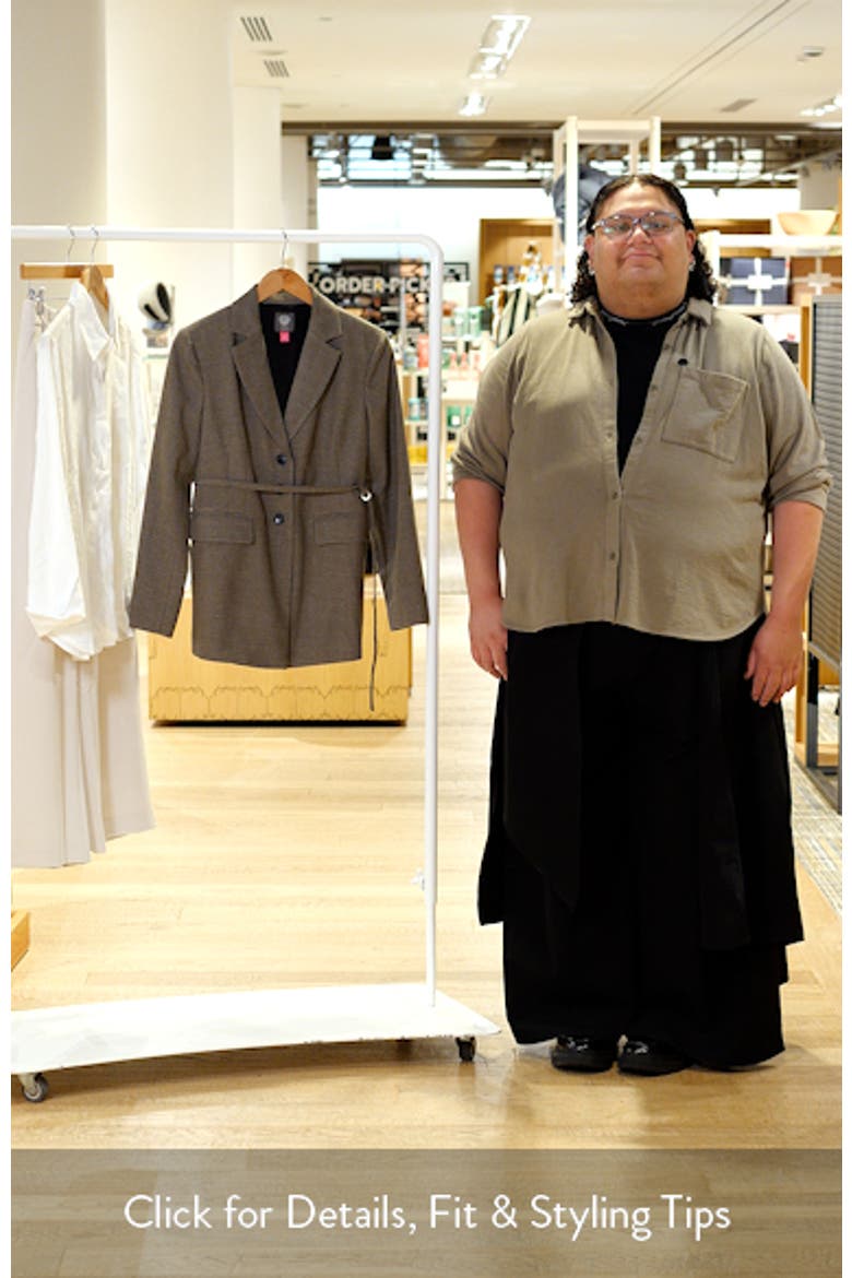Slim Fit Herringbone Blazer video