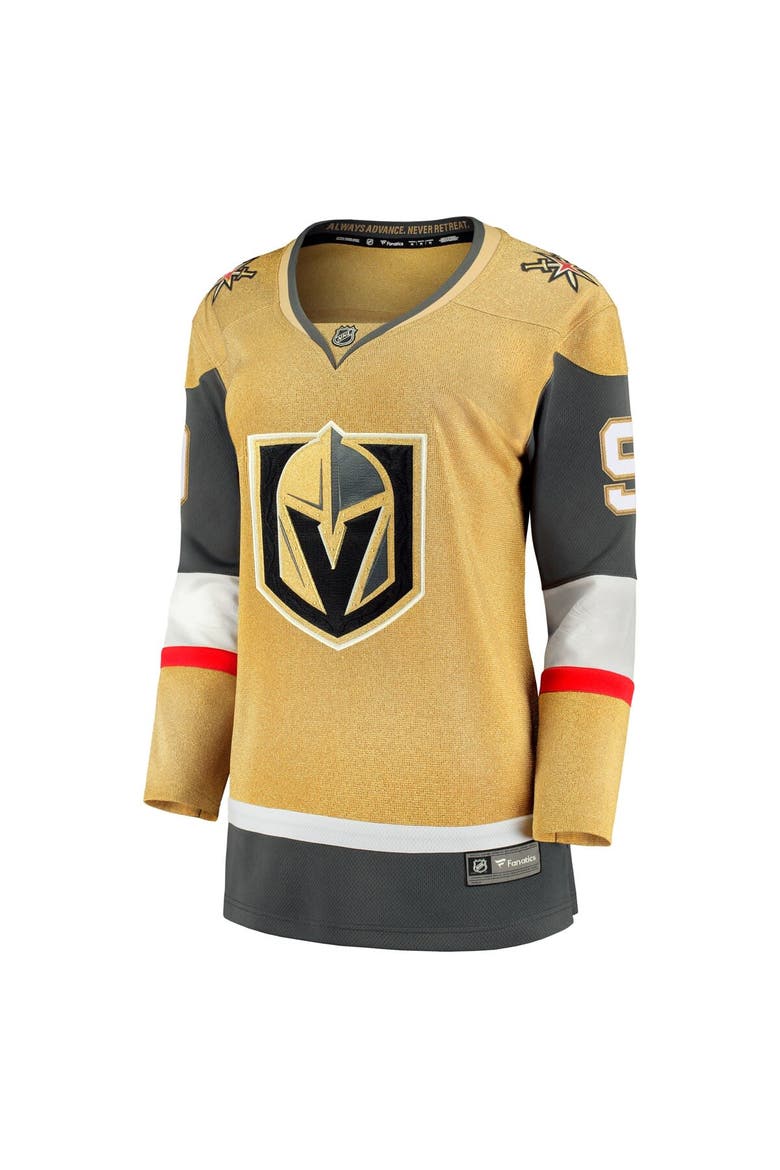 Women's Fanatics Jack Eichel Gold Vegas Golden Knights Home Breakaway Player Jersey, Alternate, color, Gold