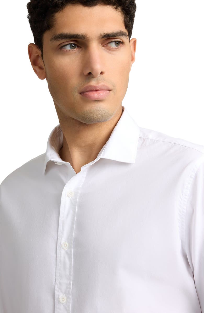 Onia Poplin Long Sleeve Button Down Shirt, Alternate, color, White