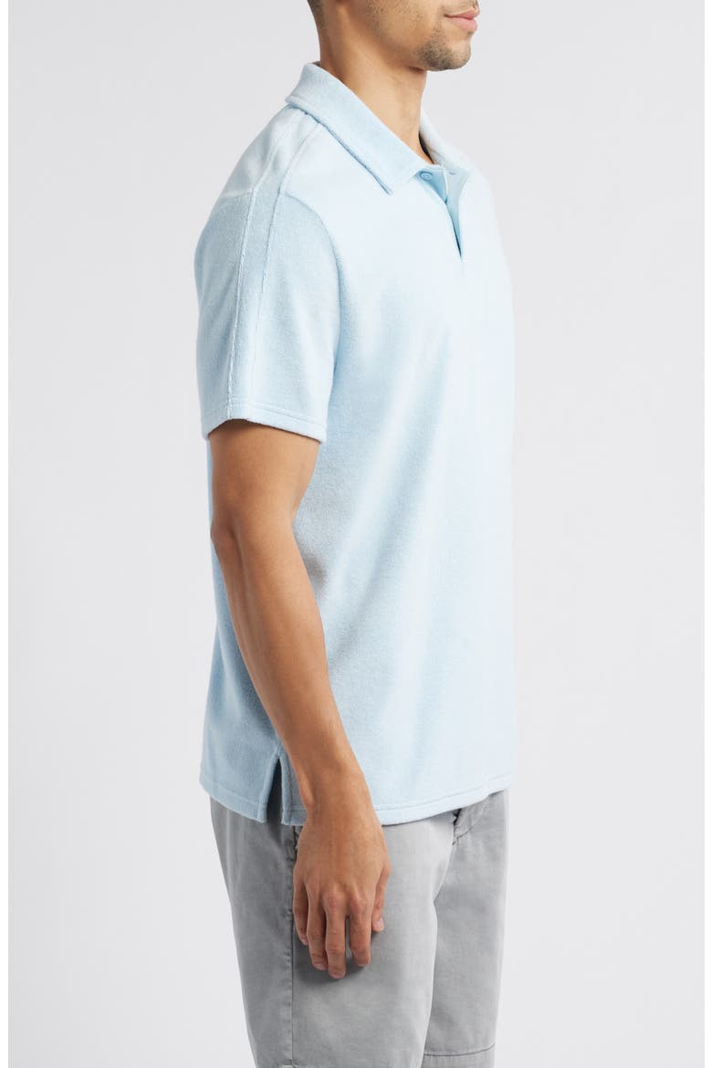 Terry Cloth Polo, Alternate, color, LIGHT BLUE