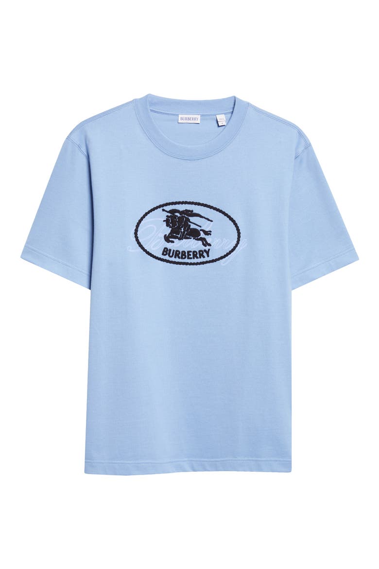 Ryan Embroidered EKD Script Graphic T-Shirt, Alternate, color, CORNFLOWER BLUE