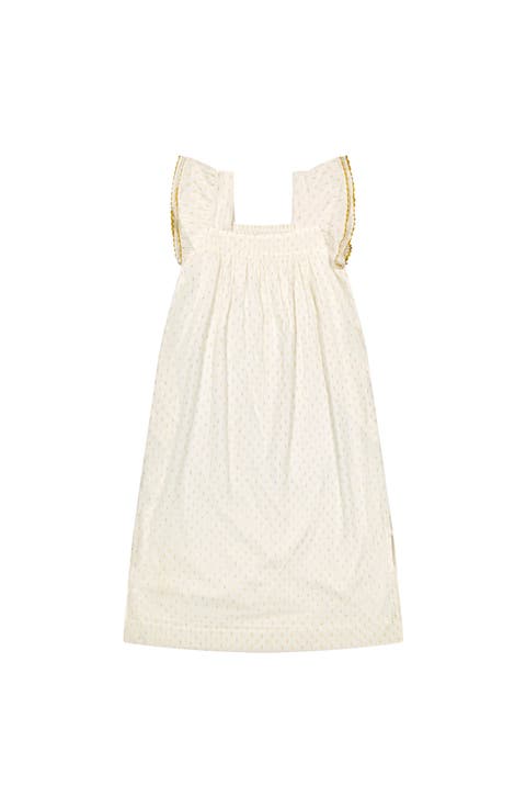 Maxi Sandrine Women's Dress Gold Dobby