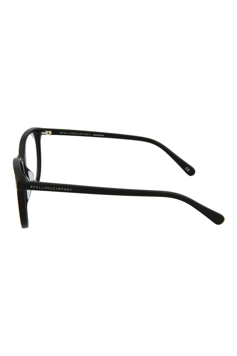 54mm Round Optical Frames, Alternate, color, BLACK BLACK TRANSPARENT/ TRN