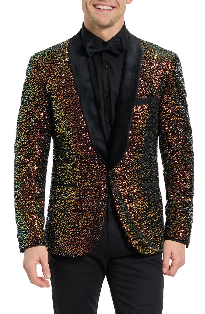 OppoSuits Amber Sequins Dinner Jacket, Main, color, Sequins Multi