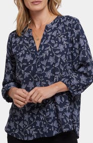 NYDJ Pintuck Top