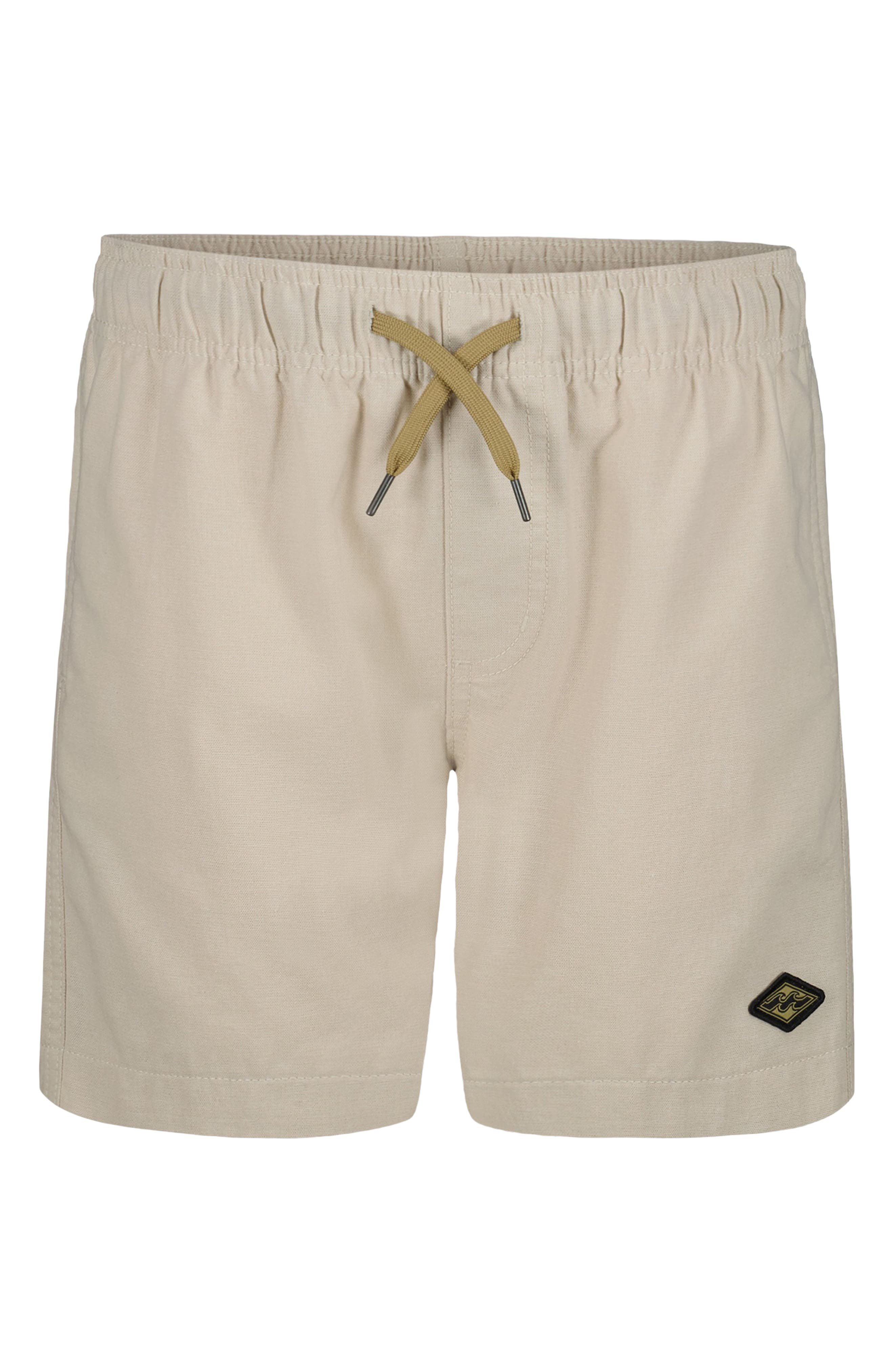 Billabong Kids' Larry Layback Drawstring Shorts