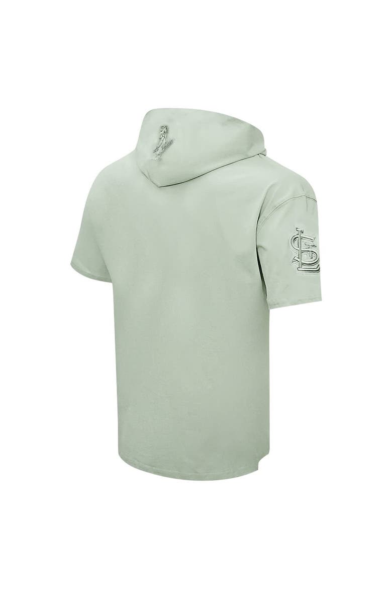 Men's Pro Standard Green St. Louis Cardinals Neutral Short Sleeve Hoodie T-Shirt, Alternate, color, Green