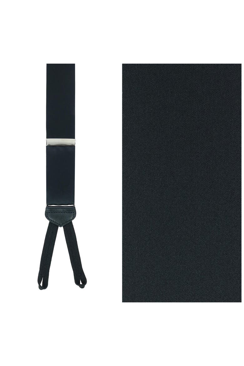Sutton Silk Formal Suspenders, Alternate, color, BLACK