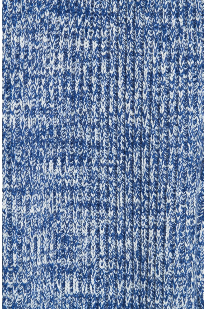 Mavie Chunky Wool & Cashmere Sweater, Alternate, color, BLUE MARL