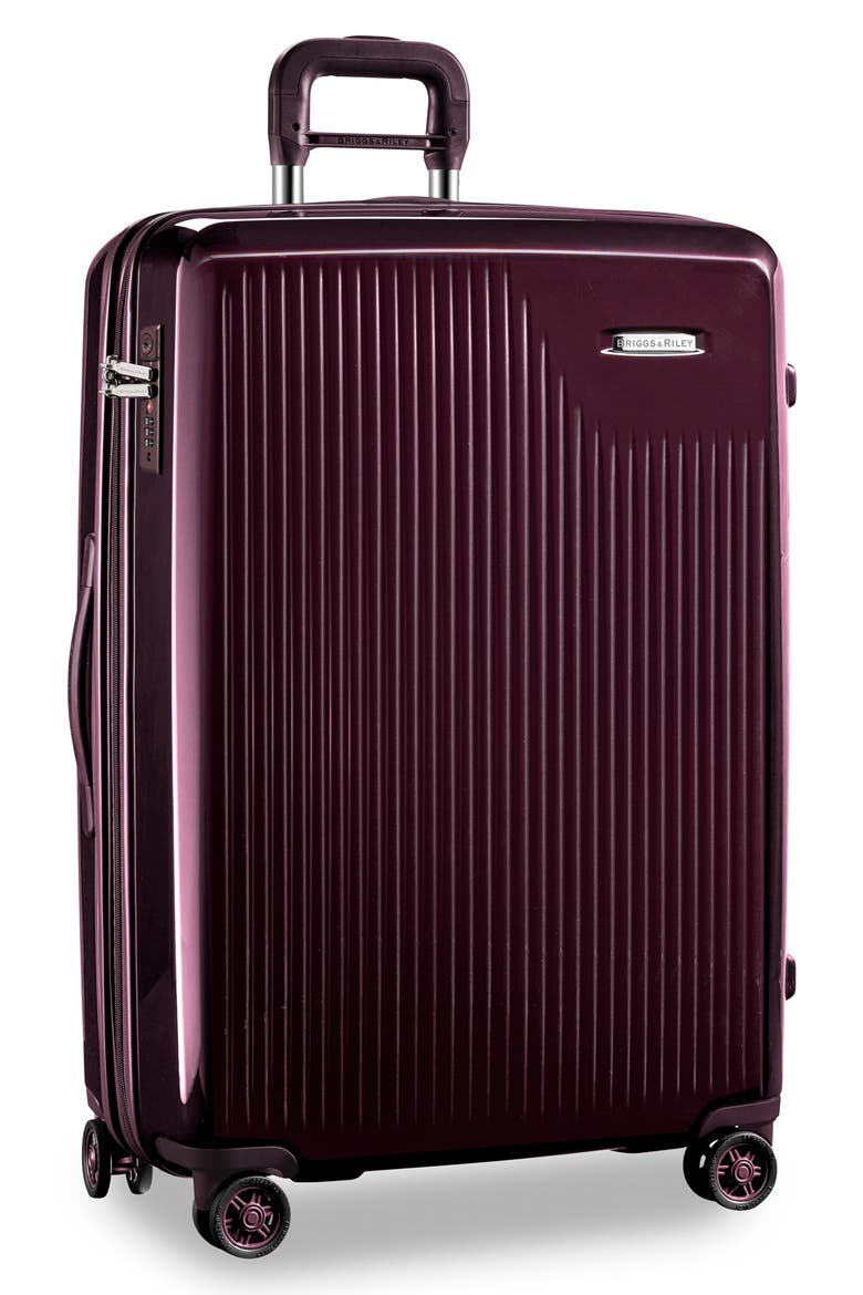 Sympatico 30-Inch Expandable Wheeled Packing Case, Alternate, color, PLUM