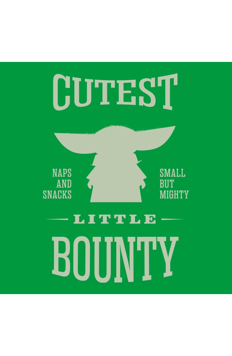 Star Wars: The Mandalorian and Grogu Junior's Star Wars The Mandalorian and Grogu Cutest Little Bounty  Graphic T-Shirt, Alternate, color, Kelly Green