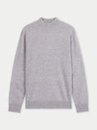 Gobi Cashmere Timeless Mock Neck Cashmere Sweater