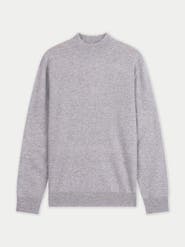 Gobi Cashmere Timeless Mock Neck Cashmere Sweater
