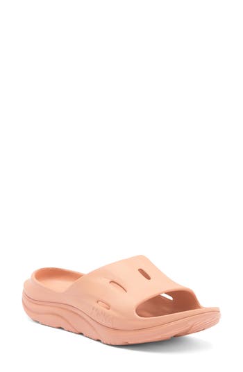 Hoka Gender Inclusive Ora Recovery Slide 3 Sandal In Sandstone/sandstone
