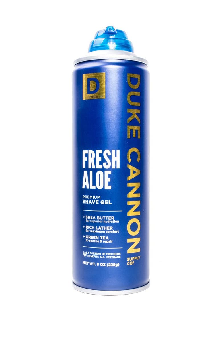Duke Cannon Fresh Aloe Shave Gel, Main, color, 