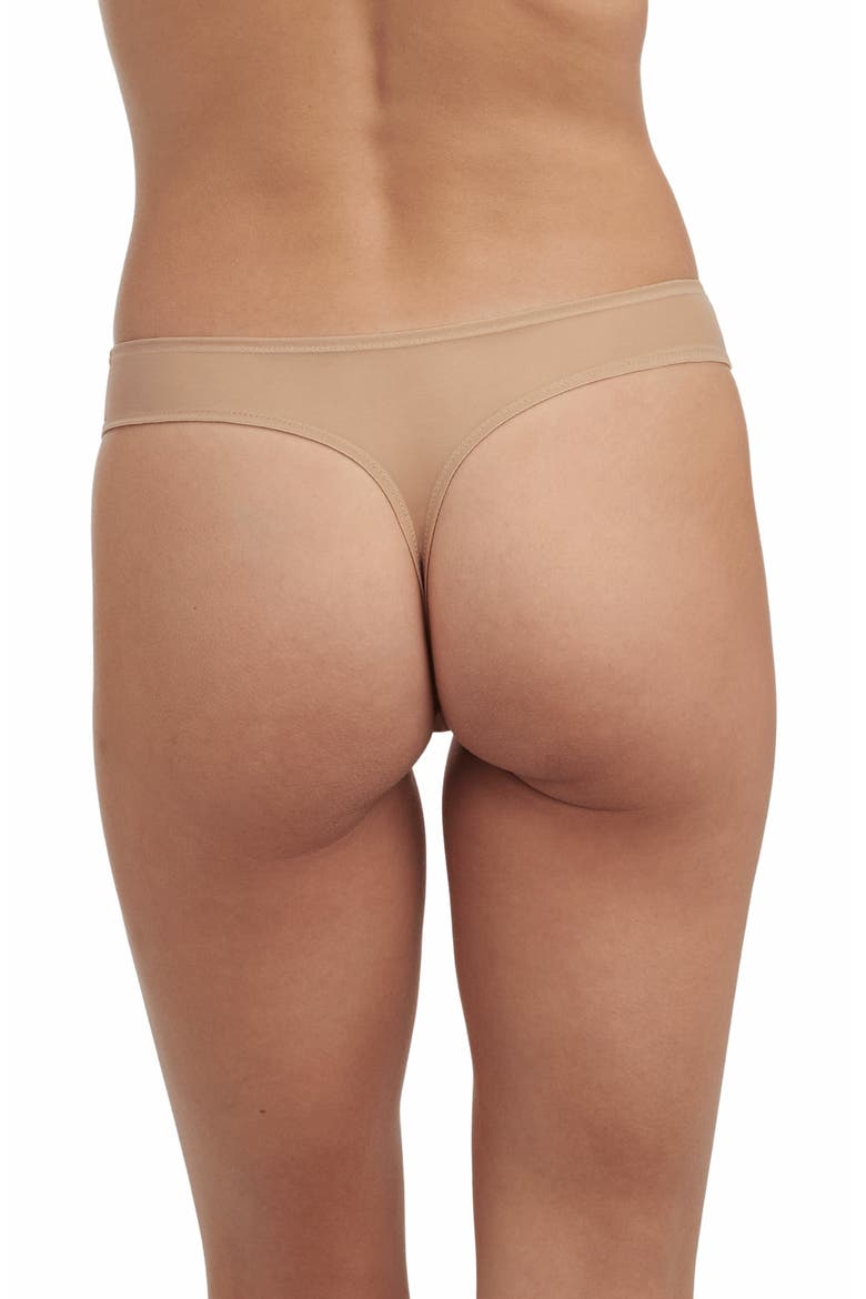 Enamoured Lace Thong, Alternate, color, Ice Purple Combo