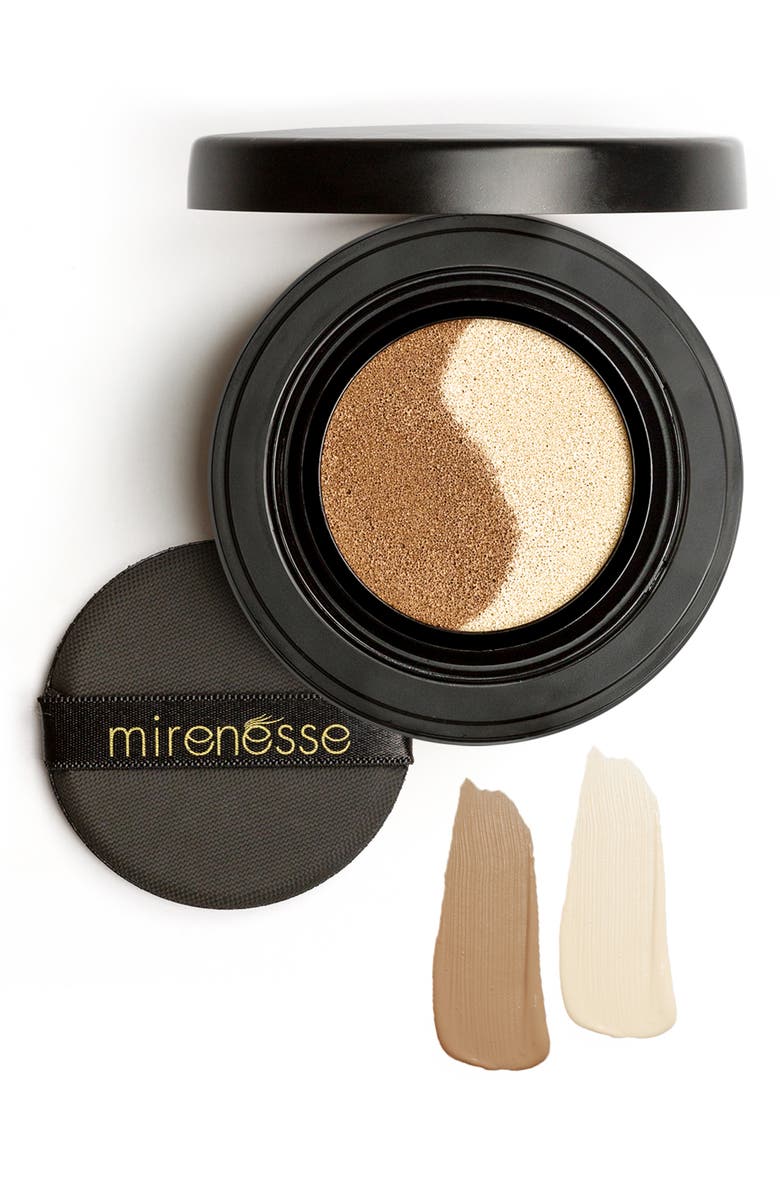 MIRENESSE 10 Collagen Cushion Custom Liquid Colour Face Glow - Caramel, Main, color, 