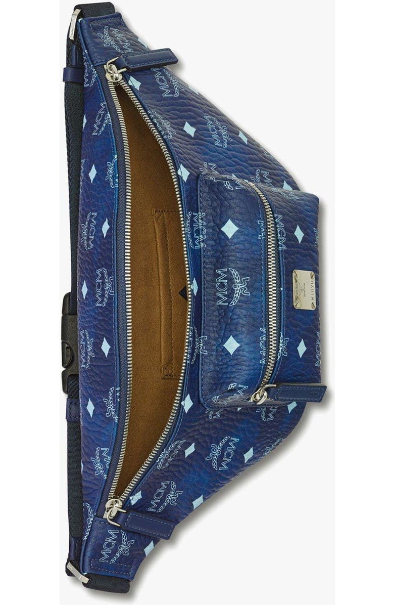 MCM Fursten Belt Bag in Visetos, Alternate, color, Pink