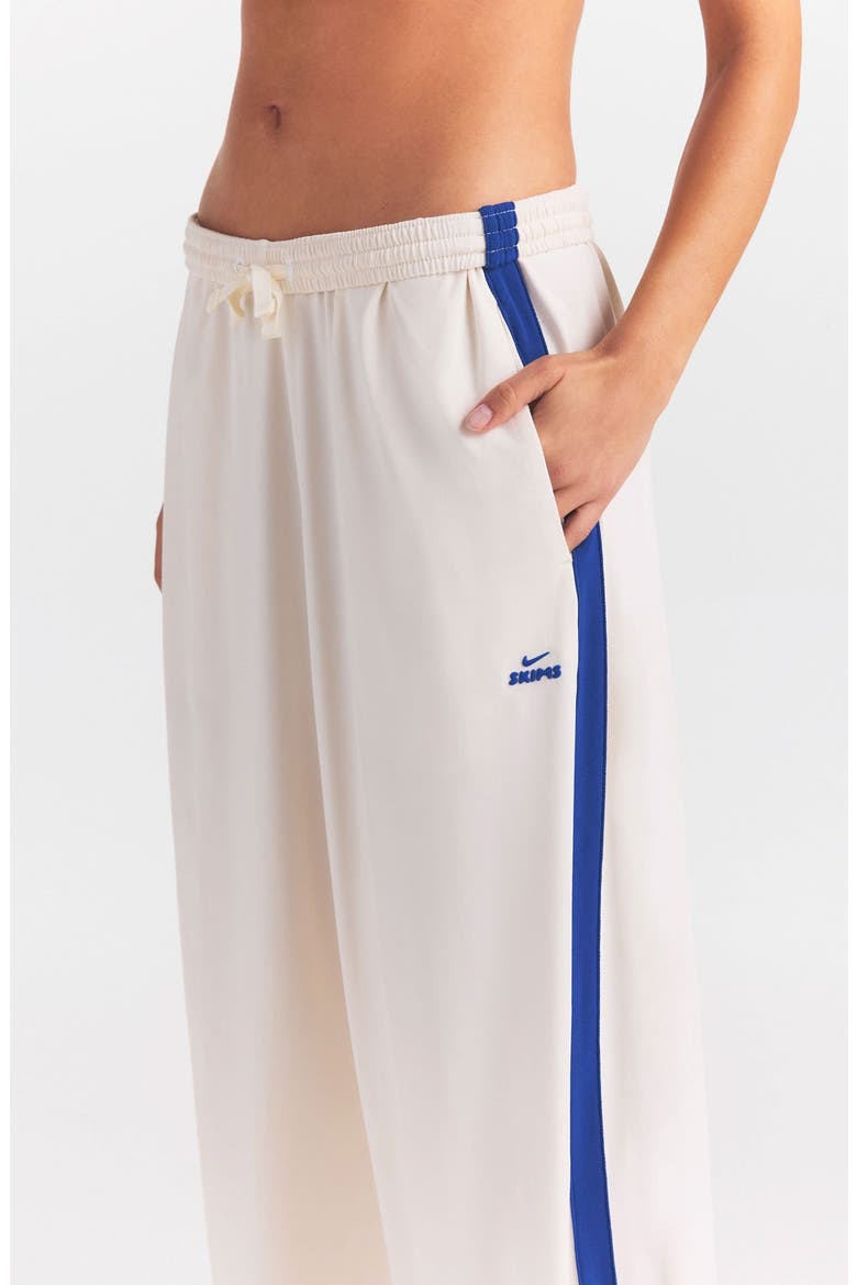 Stretch Knit Wide Leg Pants, Alternate, color, NSKM IVORY/ NSKM COBALT