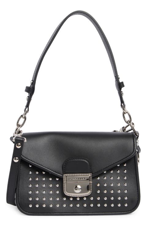 Mademoiselle Calfskin Leather Crossbody Bag