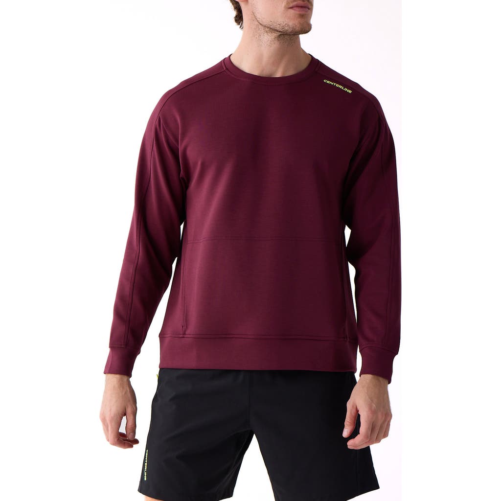 Centerline Athletics Crew Sweatshirt In Red