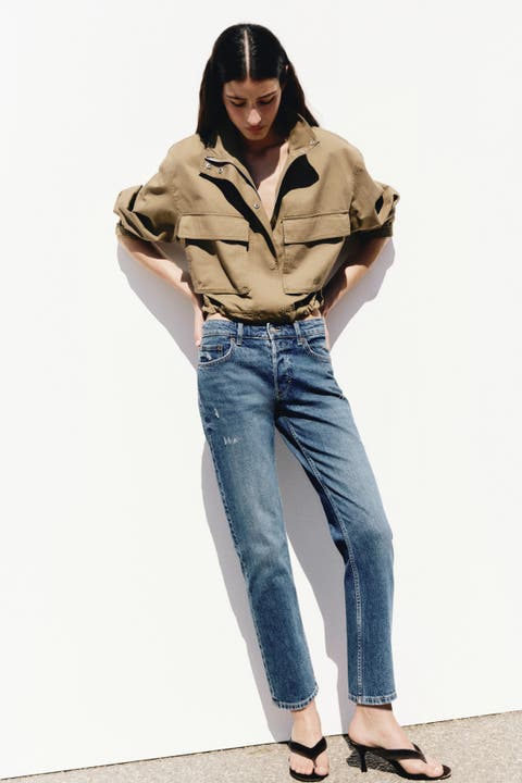 Straight Regular Waist Jeans