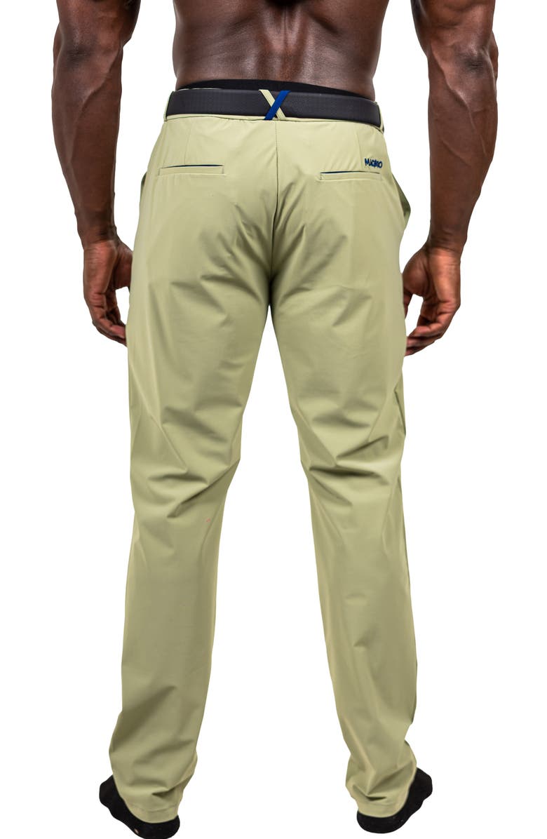 Maceoo Workout Stretch Pants, Alternate, color, Green