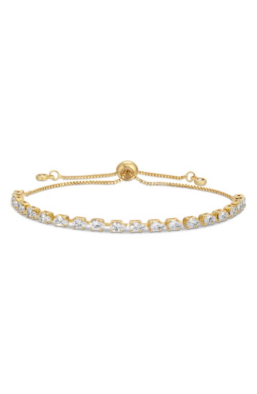 Eye Candy Los Angeles Avon Cz 3-pack Assorted Slider Bracelets In Gold
