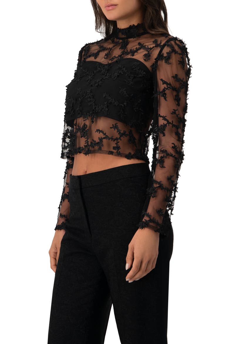 Textured Straight Blouse, Alternate, color, Black