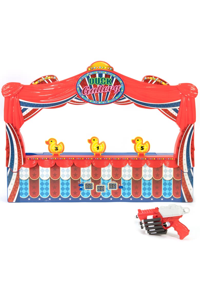 Duck Shooting Gallery 28" Tabletop Game 6+, Alternate, color, Multicolored