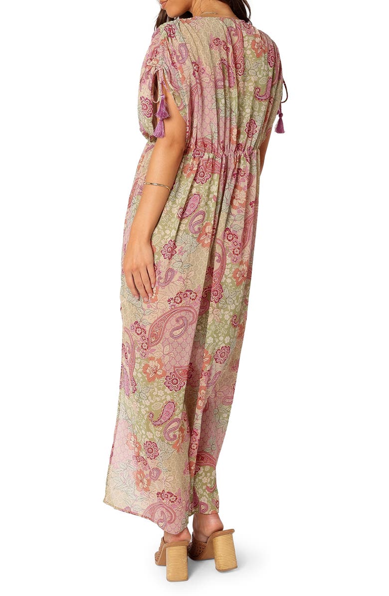 Petal & Pup Cyril Print Maxi Dress, Alternate, color, Iris Oasis