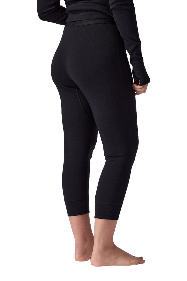 Cedars Rws Merino Mid-Wt Baselayer 3/4 Bottom - Women's, Alternate, color, Black