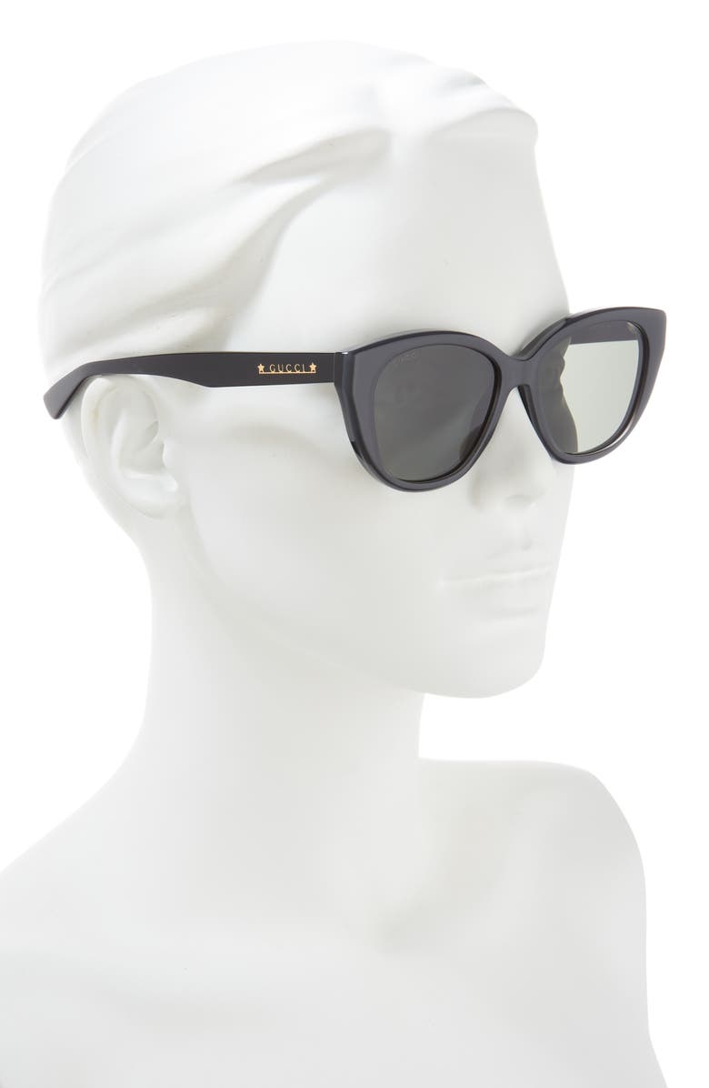Gucci 54mm Cat Eye Sunglasses, Alternate, color,