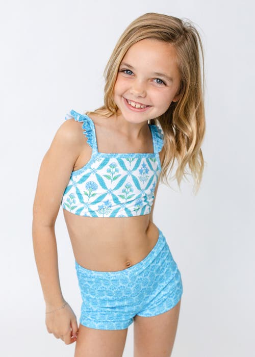 CABANA LIFE CABANA LIFE GIRLS 3-PIECE LONG SLEEVE RASHGUARD SET