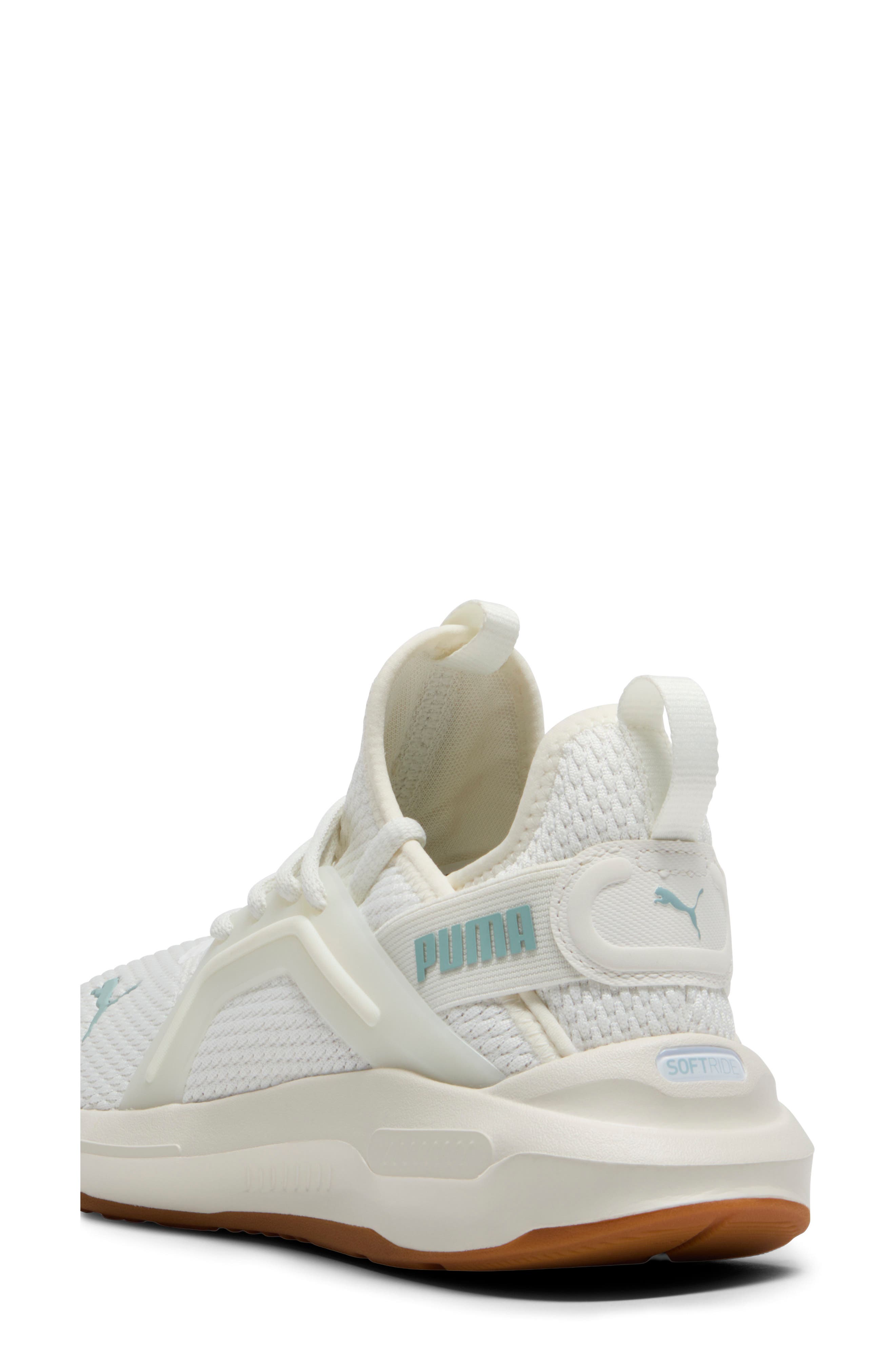 Softride Enzo 5 Running Shoe, Alternate, color, WARM WHITE/ MODERN MINT