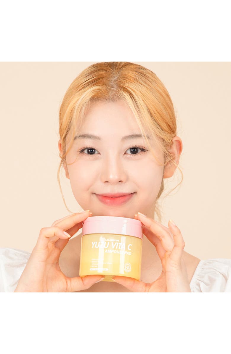 LALA Recipe Yuzu Vita C Ampoule Soft Jelly Touch Pads - 80 pads, Alternate, color, Yellow