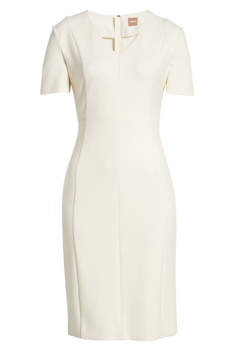 Damaisa Sheath Dress, Alternate, color, OPEN WHT