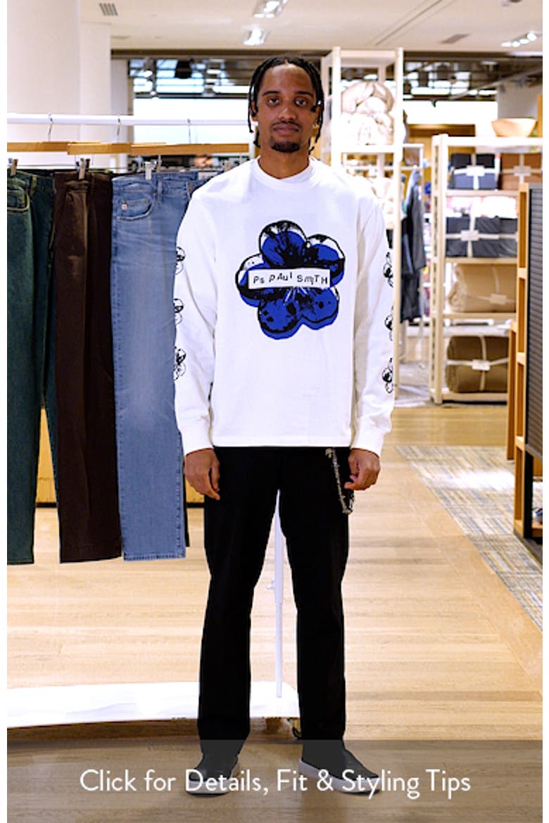 Flower Graphic Long Sleeve T-Shirt video