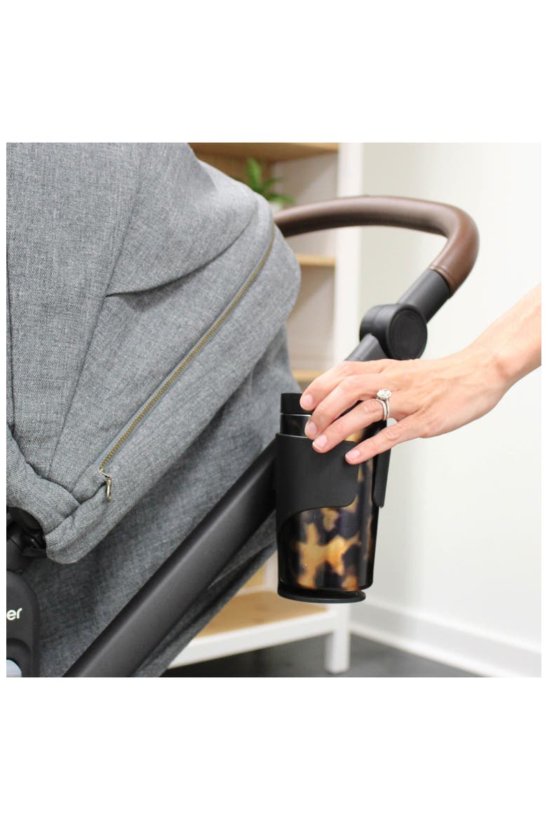 Cup Holder for the Tura Stroller, Alternate, color, BLACK