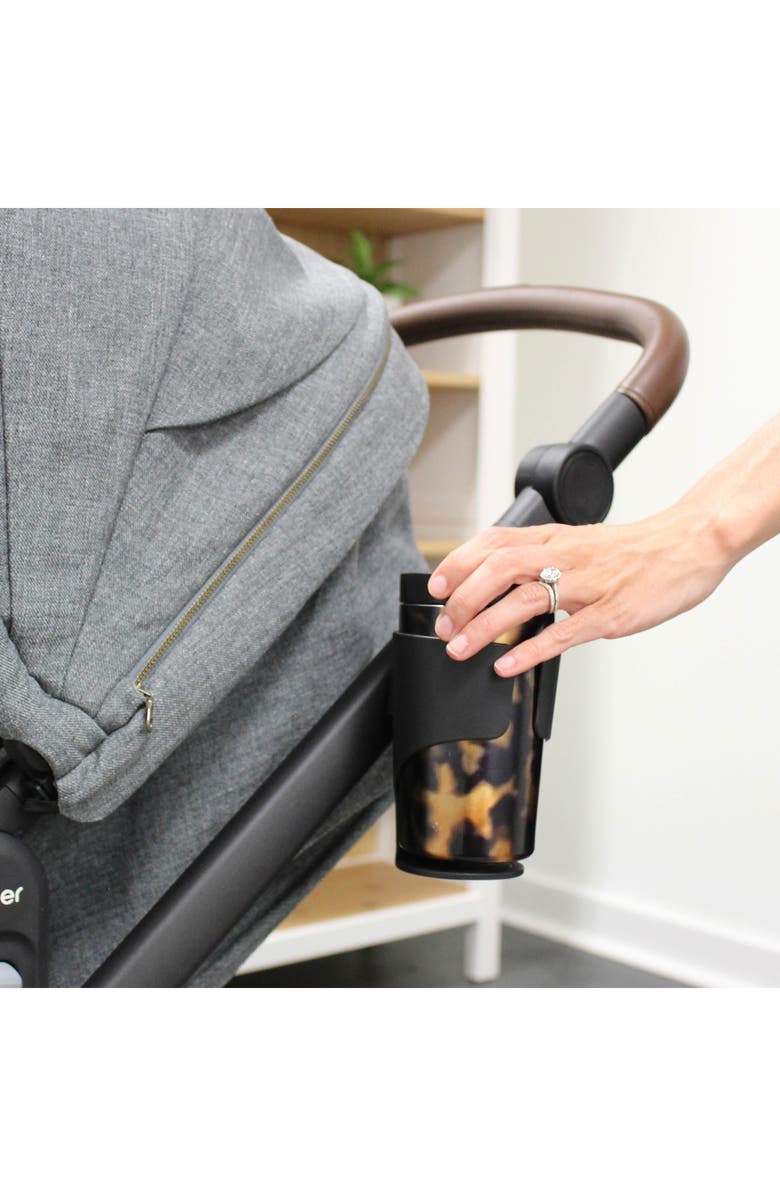 Romer Cup Holder for the Tura Stroller, Alternate, color, Black